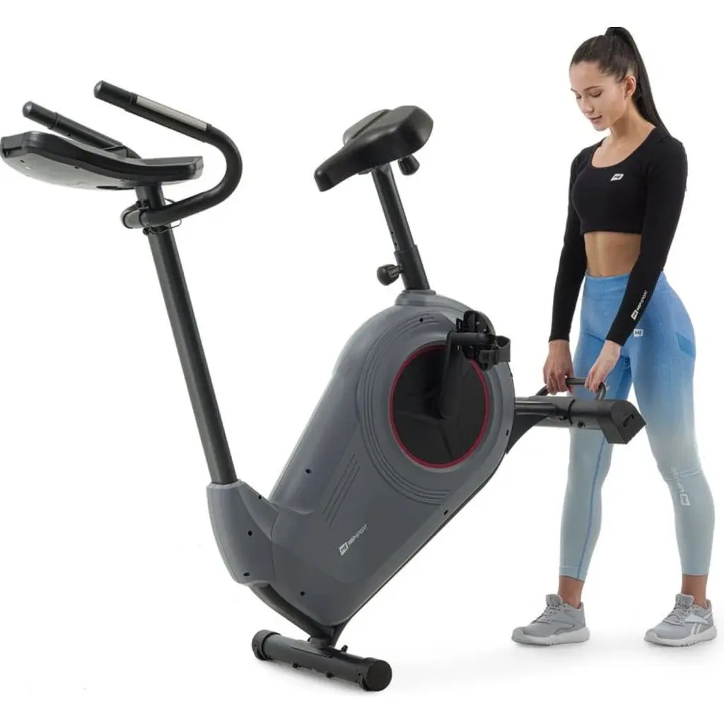 Велотренажер Hop-Sport HS-100H Solid з матом сірий - фото 17