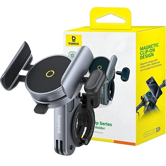 Мото-вело тримач Baseus PrimeTrip Series Magnetic Bike Phone Holder C40569000121-00 Black - фото 7