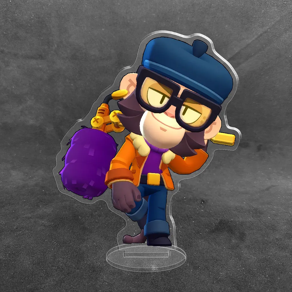 Акрилова колекційна фігурка Brawl Stars Міко (Mico) 10 см - фото 2