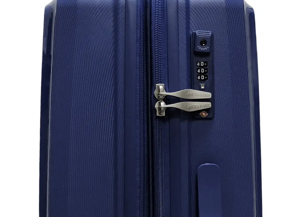 Валіза маленька S поліпропілен Airtex 223 58×40×22см 38л Темно-синій - фото 5