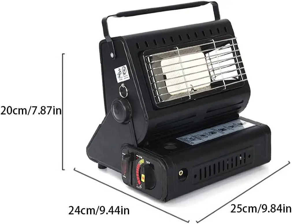 Обогреватель газовый Portable Gas Heater 1.3 kW керамический Черный - фото 6
