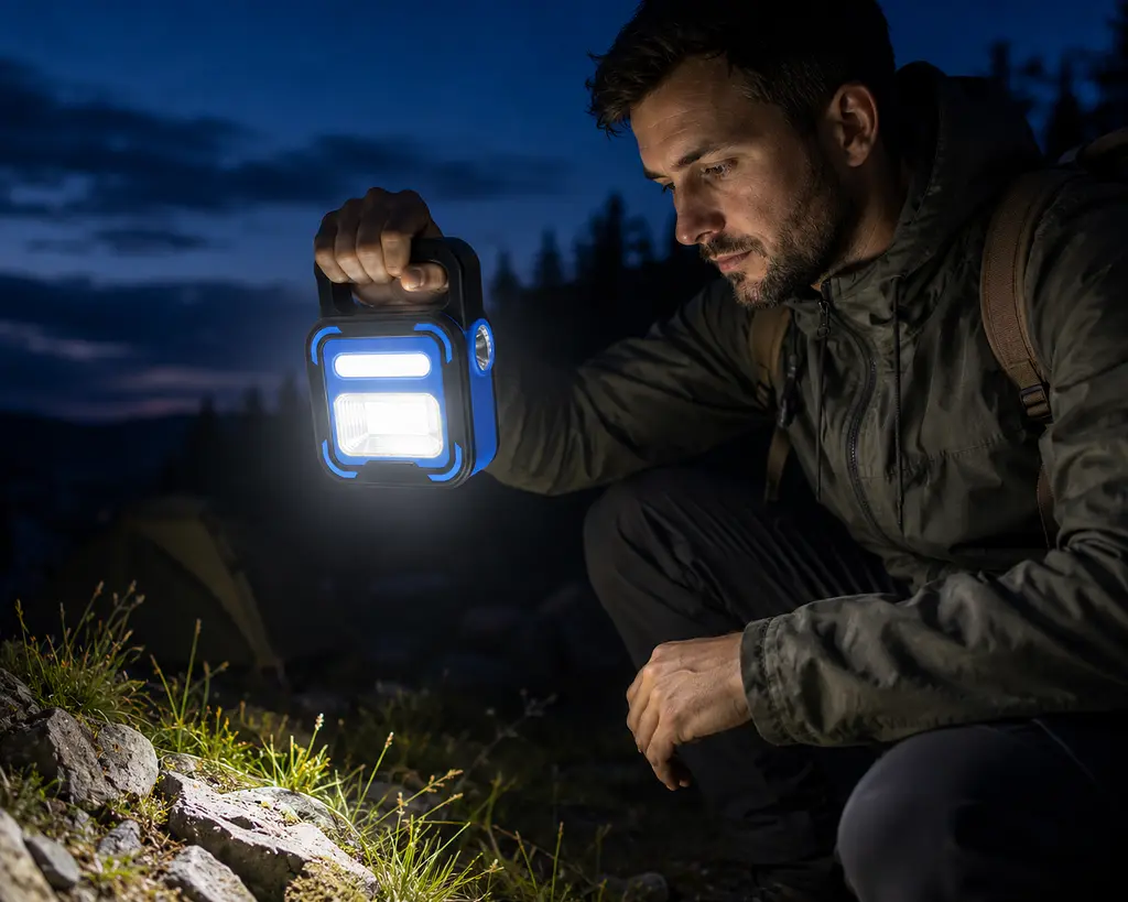 Ліхтарик BL-925 / Акумуляторний ліхтар Bailong BL-925 torch+solar / Кемпінговий світильник із сонячною та USB зарядкою - фото 2