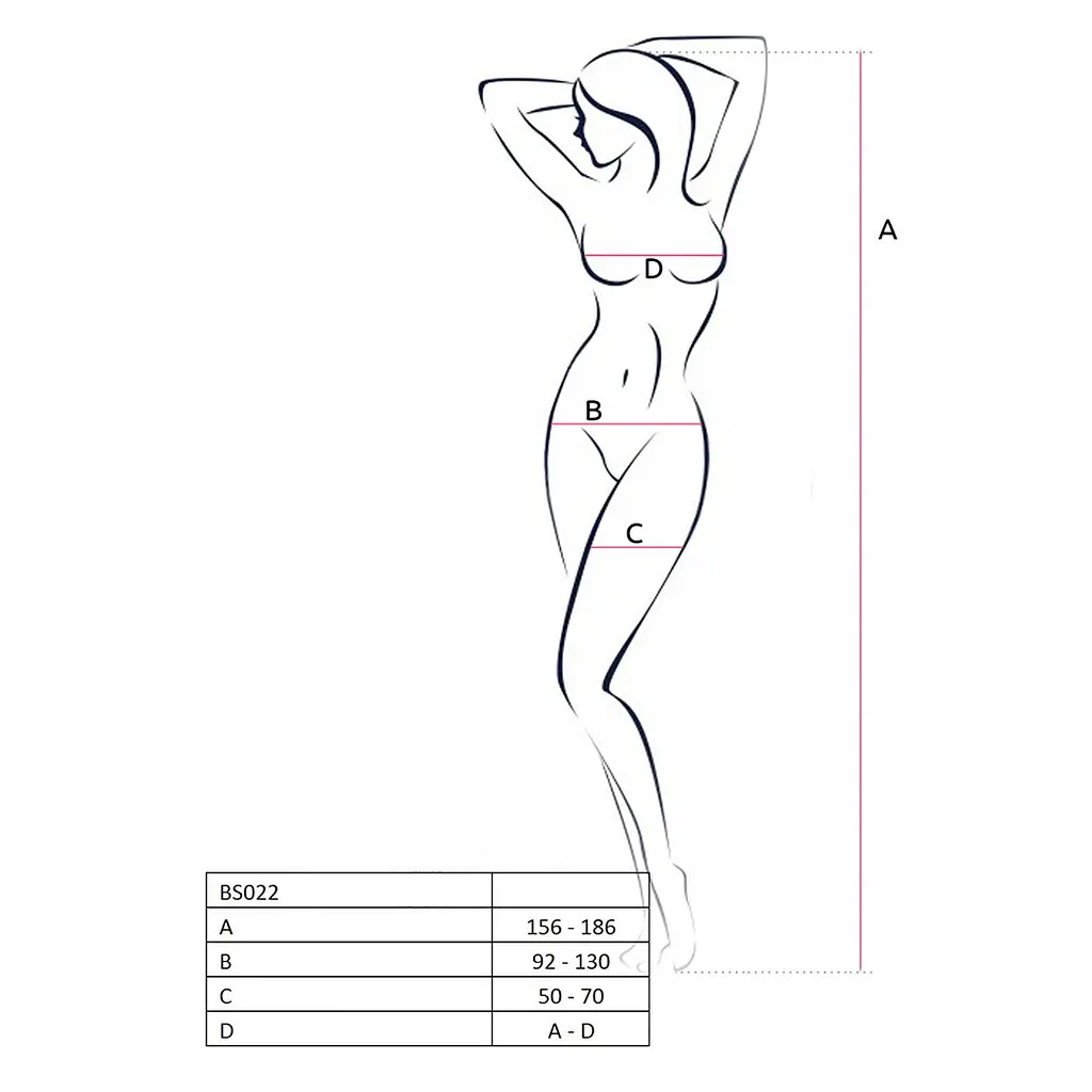 Розпродаж!!! Бодістокінг Passion BS022 white, комбінезон - фото 4