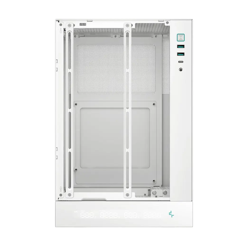 Корпус DeepCool CH170 Digital Білий (R-CH170-WHNPI0D-G-1) без БЖ - фото 4