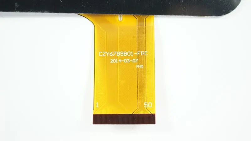 Тачскрин (сенсорное стекло) для CZY6789B01-FPC 10 1 внешний размер 251*159 мм рабочий размер 224*126 мм 50 pin черный - фото 4