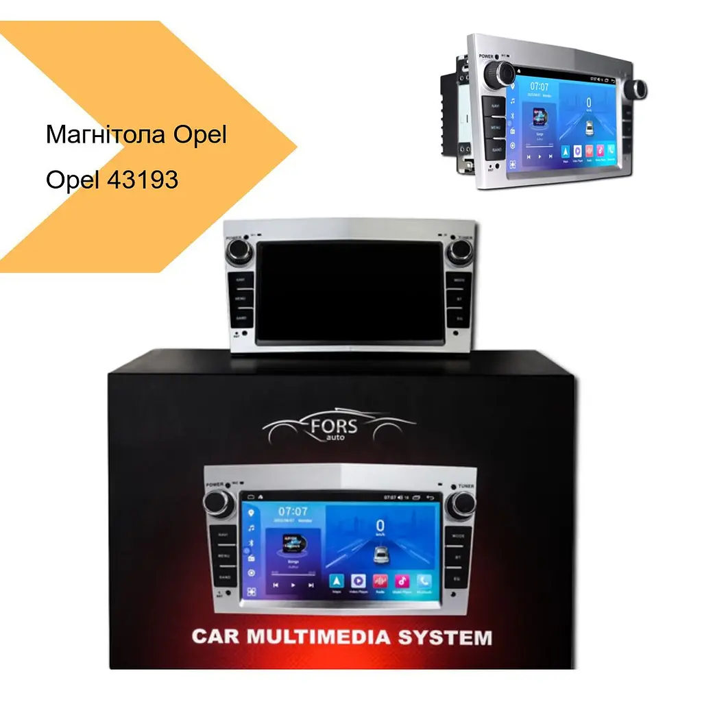 Штатная магнитола XPRO Opel 7'' Android 12 4+32GB Carplay IPS (43193-op-721s_4834) - фото 2