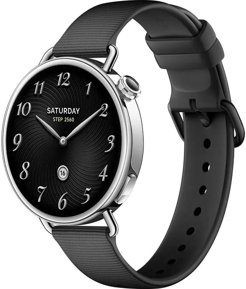 Смарт-годинник Xiaomi Watch S4 41mm Fluororubber Strap Black (BHR07VRGL)