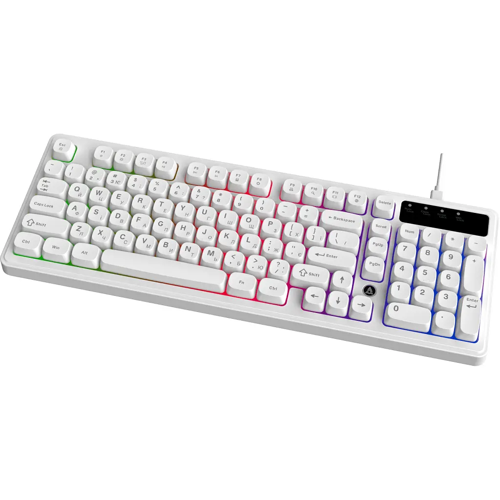 Клавіатура Ajazz AF98 USB UA White (AF98-W) - фото 3