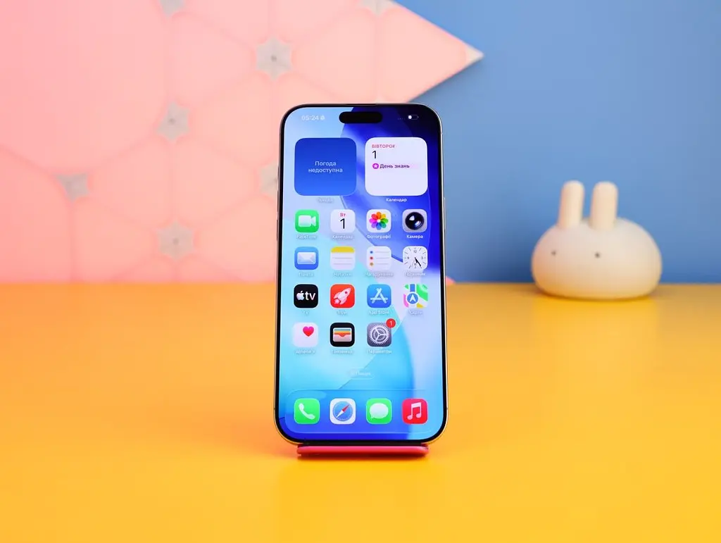 Смартфон Apple iPhone 16 Pro Max 512 ГБ натуральний титан (MYX33) б/в [175818] - фото 2