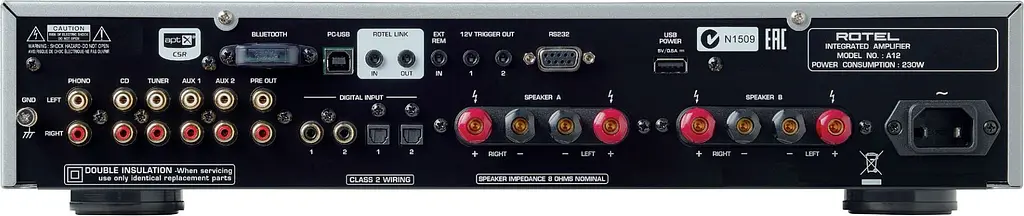 Стереопідсилювач Rotel A12 MK II Black - фото 2