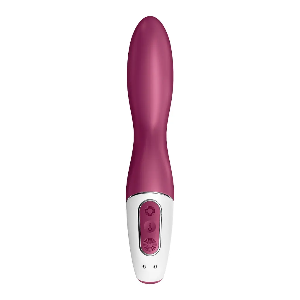 Вибратор Satisfyer Heated Thrill Connect App 20.6 см бордовый - фото 5