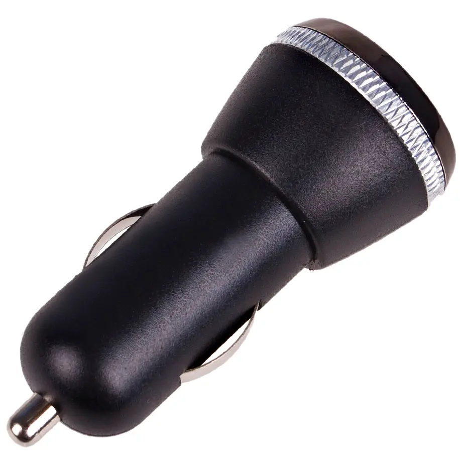Автомобільний зарядний пристрій Voin 2USB 12/24V - 5V 2.4A (C-2402BK) - фото 2