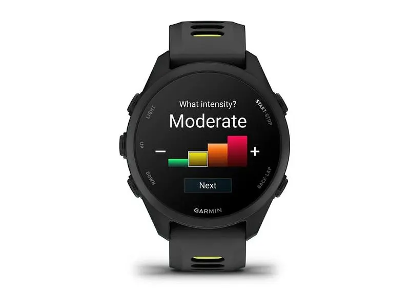 Смарт-годинник Garmin Forerunner 170 Black with Black/Amp Yellow Band (010-03920-00) - фото 4