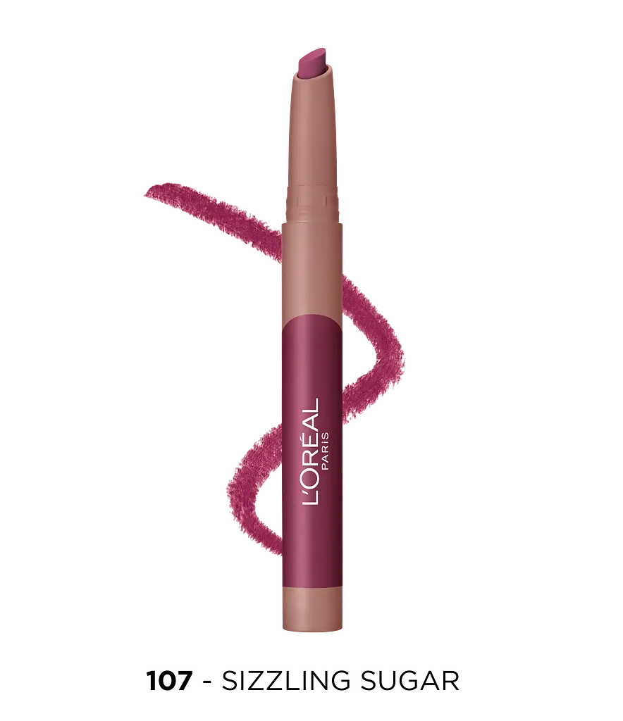 Помада-карандаш для губ L’Oréal Paris Matte Lip Crayon, тон 107 (Сливовый), 1,3 г (A9975600) - фото 2