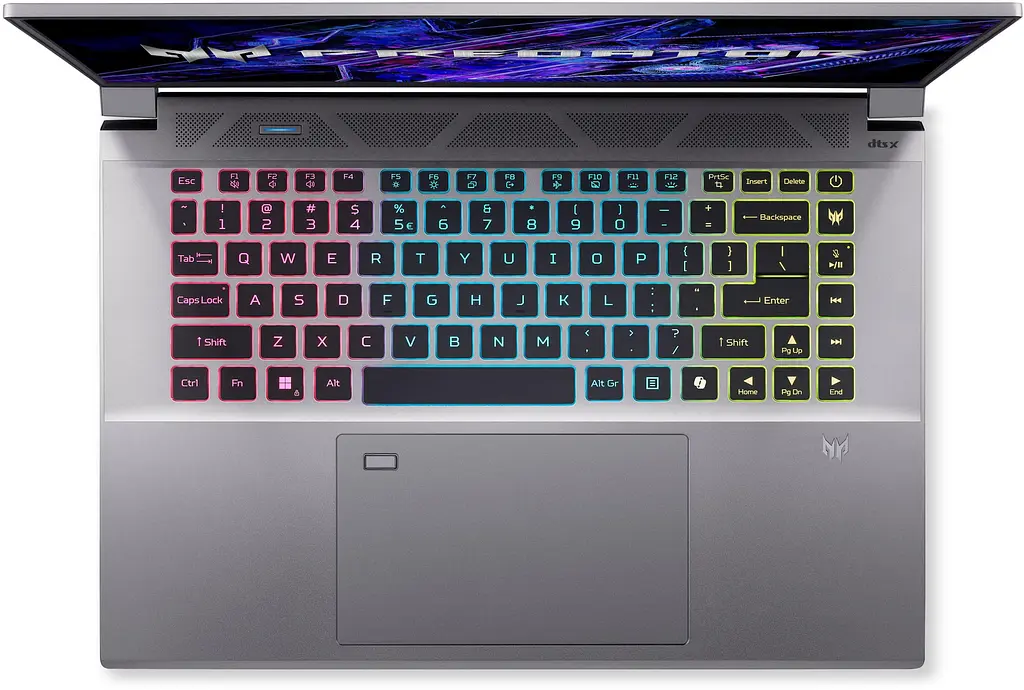 Ноутбук Acer Predator Triton Neo 16 PTN16-51 16' WQXGA, Intel U7-155H, 16GB, F1TB, NVD4060-8, Lin, сріблястий (NH.QSAEU.002) - фото 5