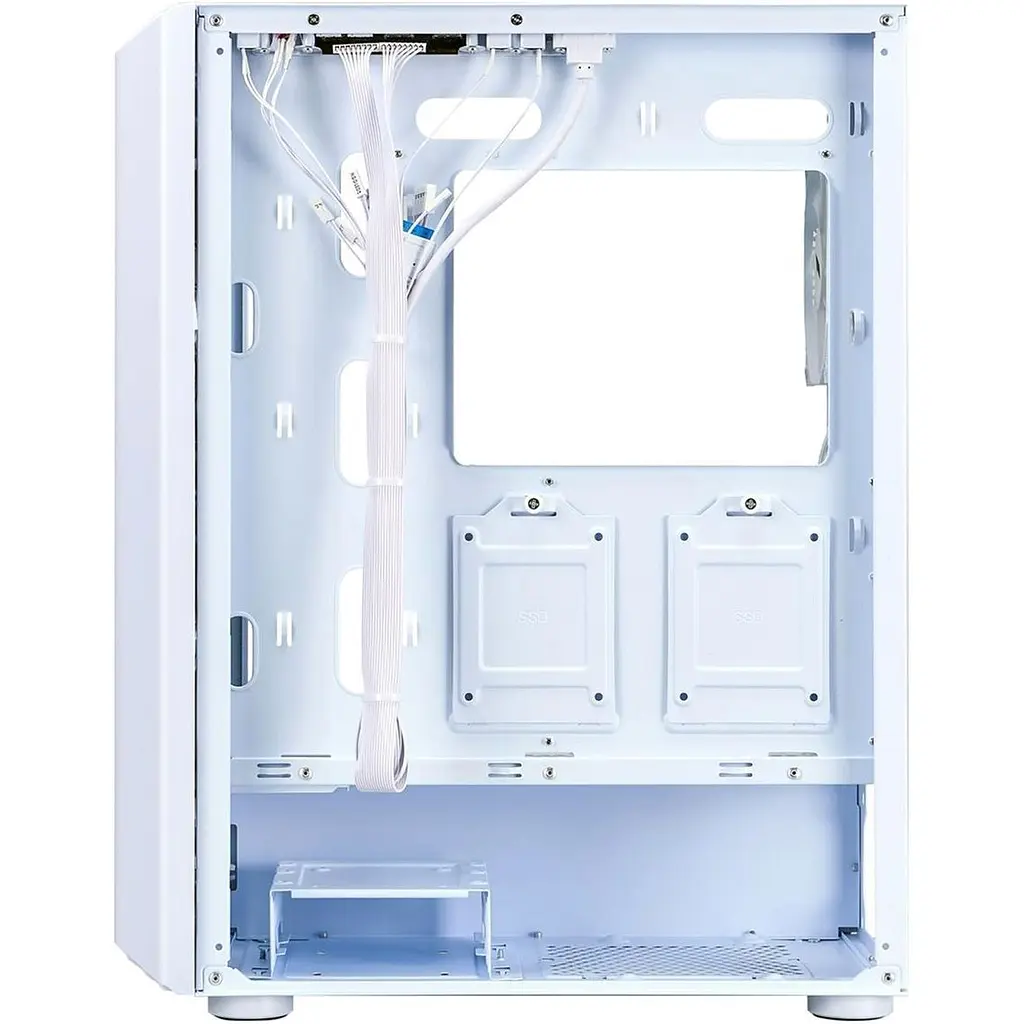 Корпус 1stPlayer H6-WH-4F7-W White [155737] - фото 8