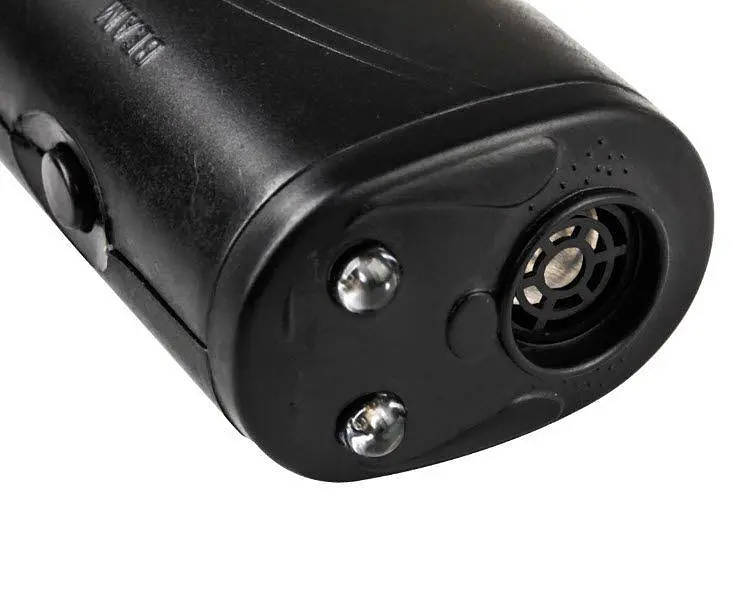 Отпугиватель собак BL Super Ultrasonic AD100, ультразвуковой портативный с фонариком, чёрный - фото 4