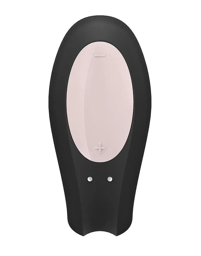 Вібратор для пар Satisfyer Double Joy 9 см чорний - фото 7