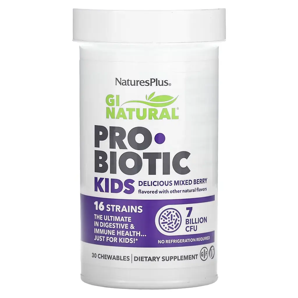 Пробіотик для Дітей 7 млрд Gi Natural Probiotic Kids - 30 жувальних таб