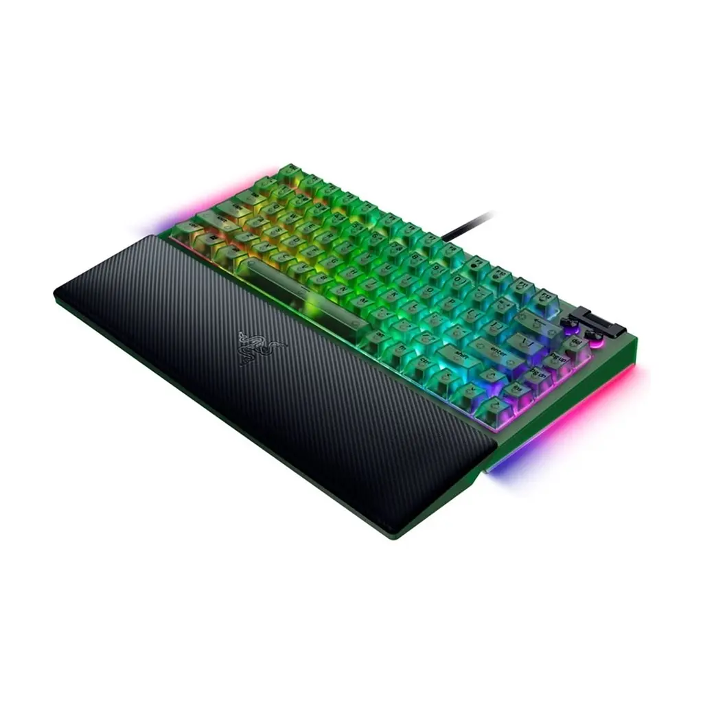 Клавіатура Razer BlackWidow V4 75% USB UA Phantom Green (RZ03-05003300-R3M1) - фото 5