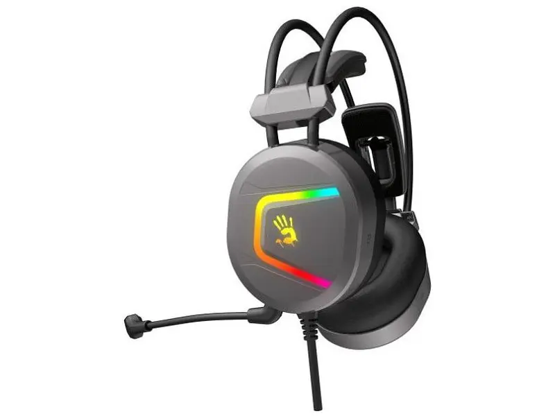 Навушники з мікрофоном A4Tech MC750 Bloody (Grey) - фото 4