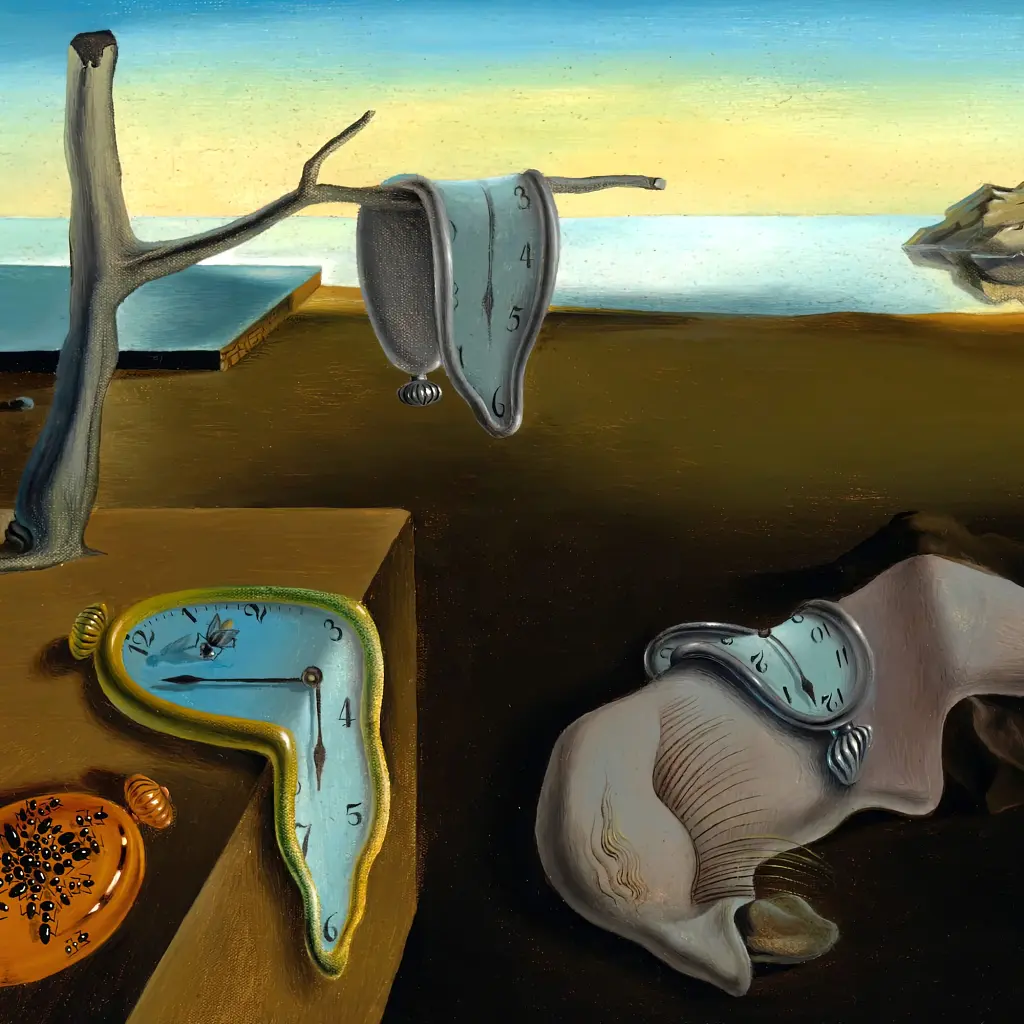 Інтер'єрна картина Постійність пам'яті, Сальвадор Далі, Salvador Dalí, Persistence of Memory, інтер'єрний декор, 43×60 см (id6356) - фото 4