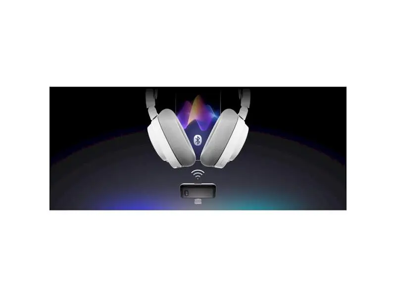 Навушники з мікрофоном SteelSeries Arctis Nova 7P Wireless Gen 2 White (61745) - фото 4