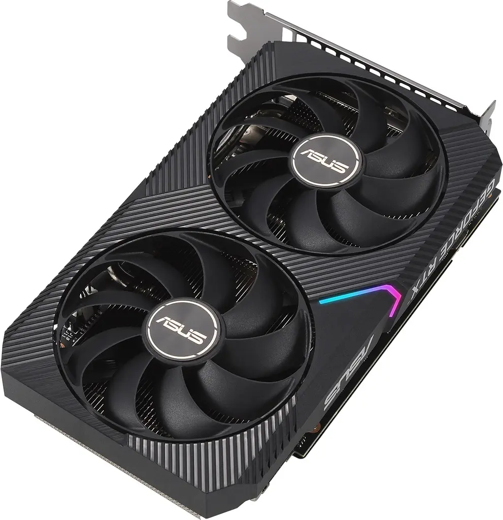 Відеокарта ASUS RTX 3060Ti 8Gb Mini V2 LHR (DUAL-RTX3060TI-8G-MINI-V2) (GDDR6, 256 bit, PCI-E v4.0 x16) Б/в - фото 6