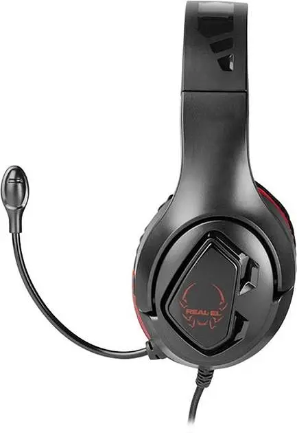 Ігрова гарнітура Real-EL GDX-7590 Black-Red (GDX-7590 Black-Red) - фото 6
