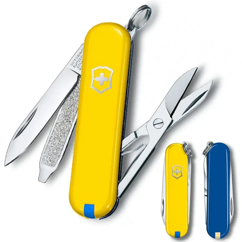 Ніж Victorinox Classic SD Ukraine Жовто-синій (0.6223.8G.2) - фото 3