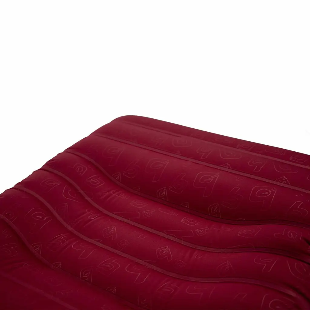 Килимок надувний Bo-Camp Laticuda Ergonomic Gold 191x60x14 cm Grey/Red (3107105) - фото 4