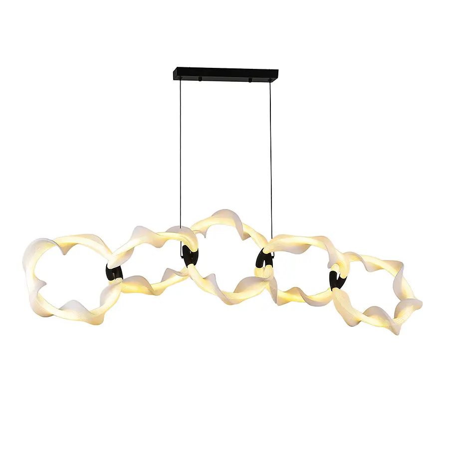 Люстра LED Levistella 7813170-5 BK, 40W, 3000K, чорний, сучасний дизайн, 1350*400мм - фото 2