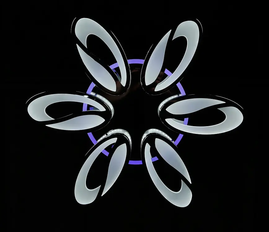LED люстра світильник з пультом і підсвічуванням Splendid-Ray 30-3981-99 - фото 6