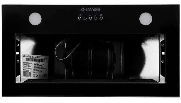 Витяжка Minola HBI 5262 BL GLASS 700 LED (повновбудована) - фото 6