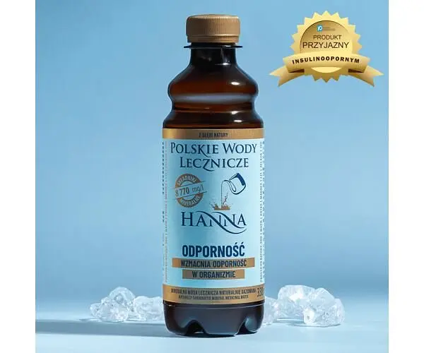 Hanna, Вода Імунітет, мінеральна лікувальна 0,33 л газована, (Ханна), Польські мінеральні води - фото 2