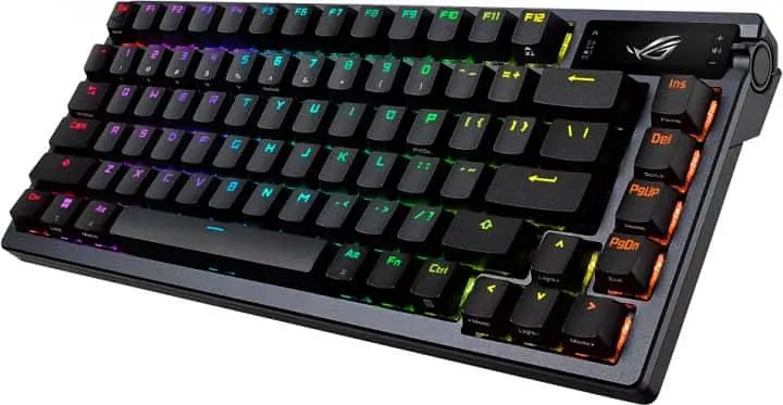 Клавиатура ASUS ROG Azoth Switch NX Red ENG RGB Wireless Black (90MP0316-BKUA01) - фото 3