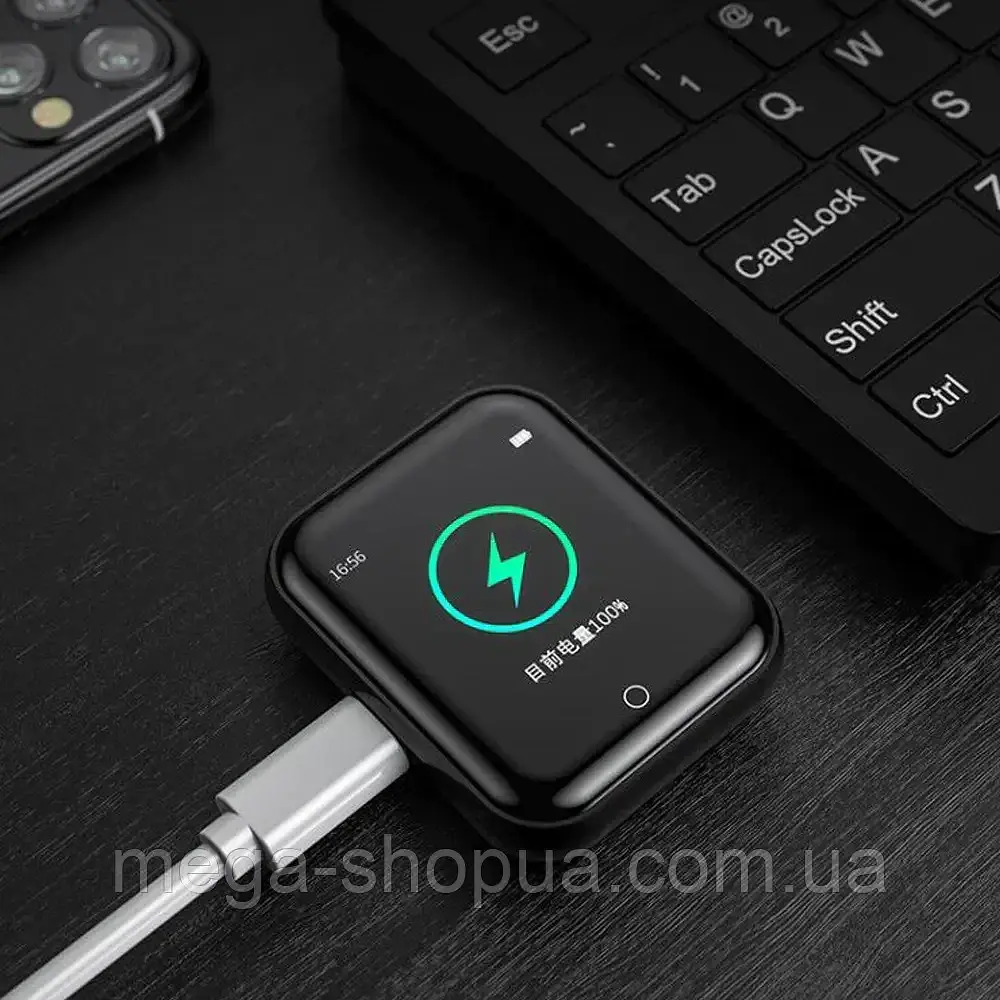 MP3 MP4 плеєр годинник 16 GB Bluetooth + навушники Type-C. MP3 MP4 плеєр з блютузом для спорту, бігу CD321 - фото 2