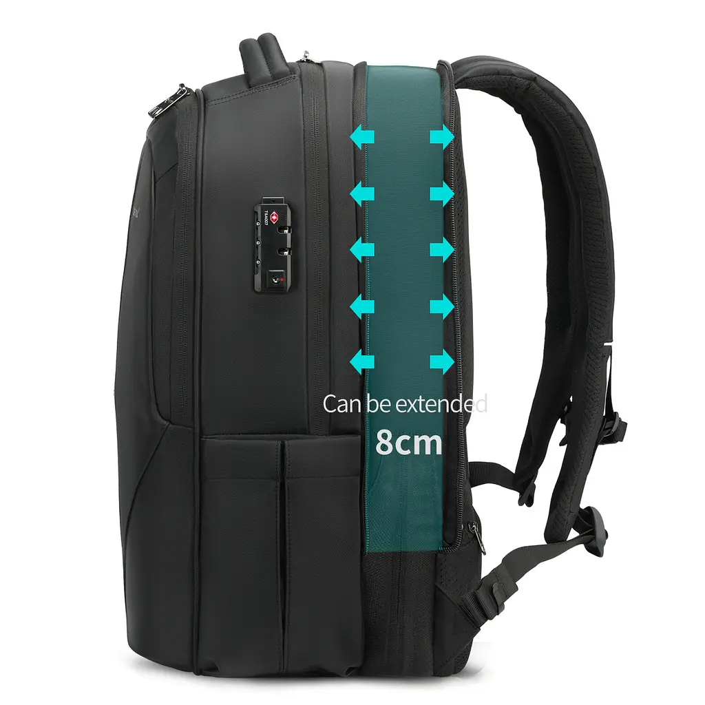Офісний міський рюкзак Tigernu T-B3105-4A для ноутбука 17" 32л Black (16219) - фото 6