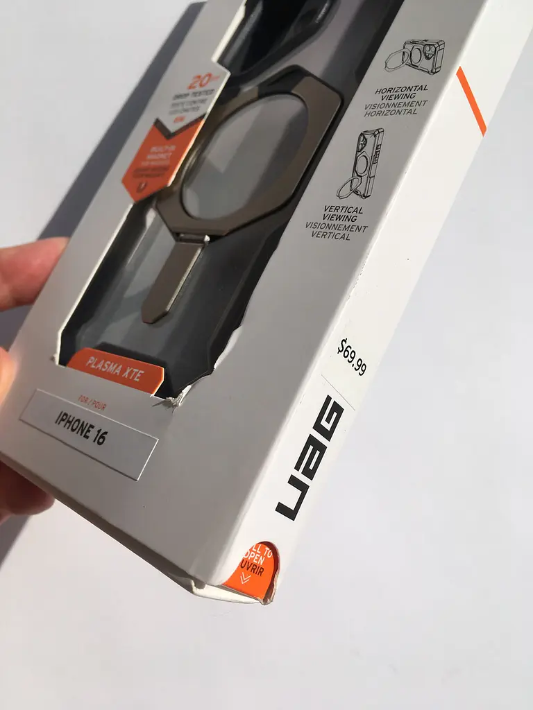 Чохол протиударний UAG Plasma XTE MagSafe для iPhone 16 (6.1") Ash/Titanium 1144761F3136 - фото 3
