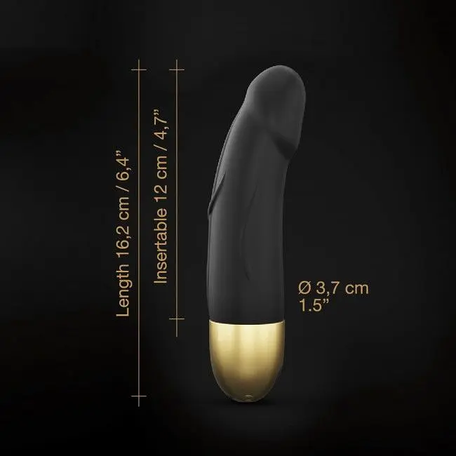 Вібратор Dorcel Real Vibration S Gold 2.0, діаметр 3,7см, перезаряджуваний, для точки G - фото 5