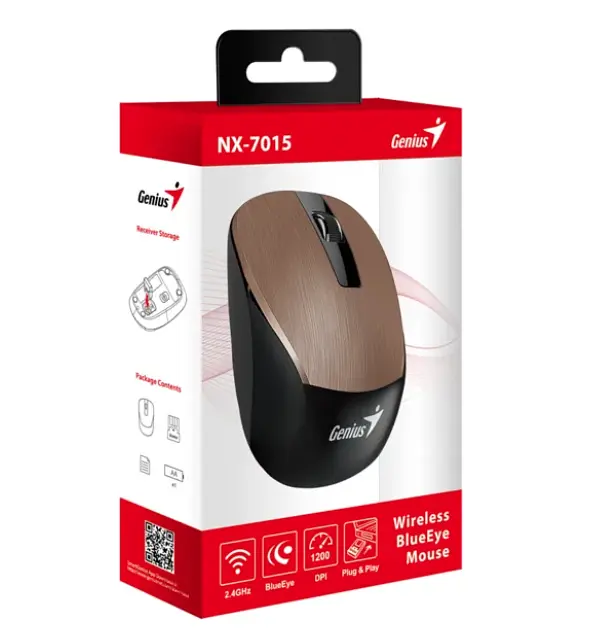Мышь Genius NX-7015 Brown (31030015403) [69983] - фото 3