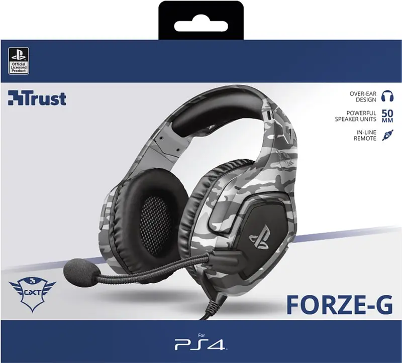 Гарнитура игровая Trust GXT 488 Forze-G for PS4 Grey (23531_Trust) - фото 7