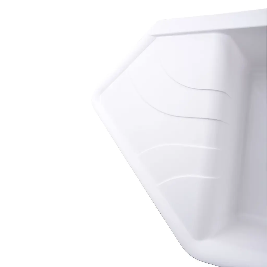 Гранітна мийка Globus Lux Garda білий 1000x500мм-А0007 000008750, Білий - фото 6