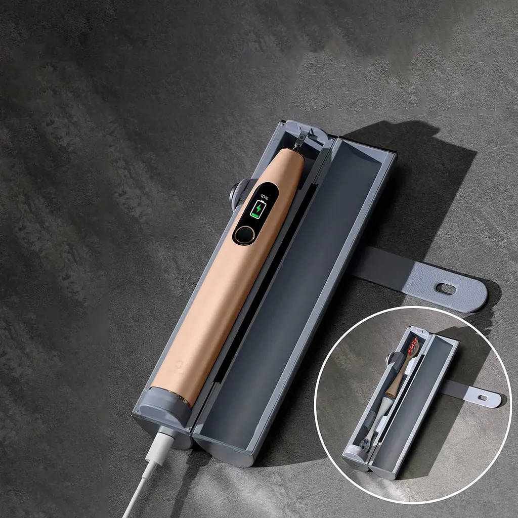 Электрическая зубная щетка Oclean X Pro Digital Set Electric Toothbrush Champagne Gold [93236] - фото 11