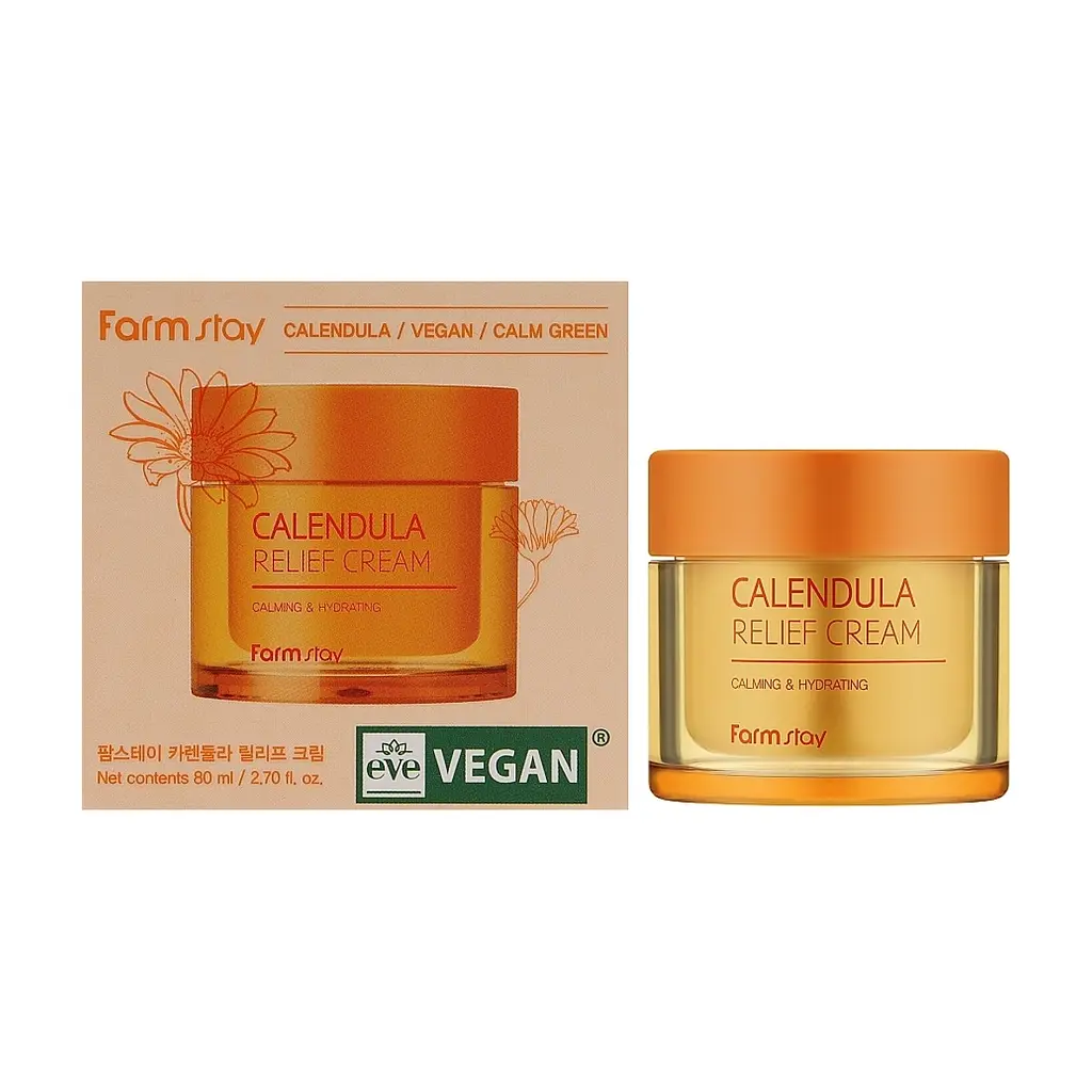 Крем для обличчя FarmStay Calendula Relief Cream 80 мл (8809783325933)