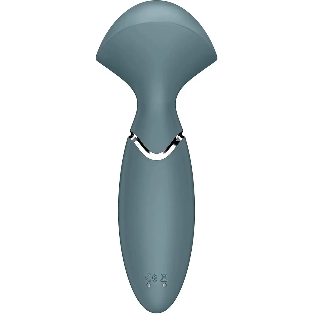 Вібромасажер Satisfyer Mini Wand-er Grey - фото 4