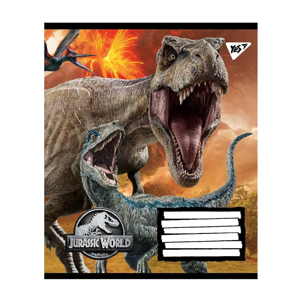 Зошит Yes А5 Jurassic World. Genetic Failure 24 аркуша лінія (765410), в асортименті - фото 4