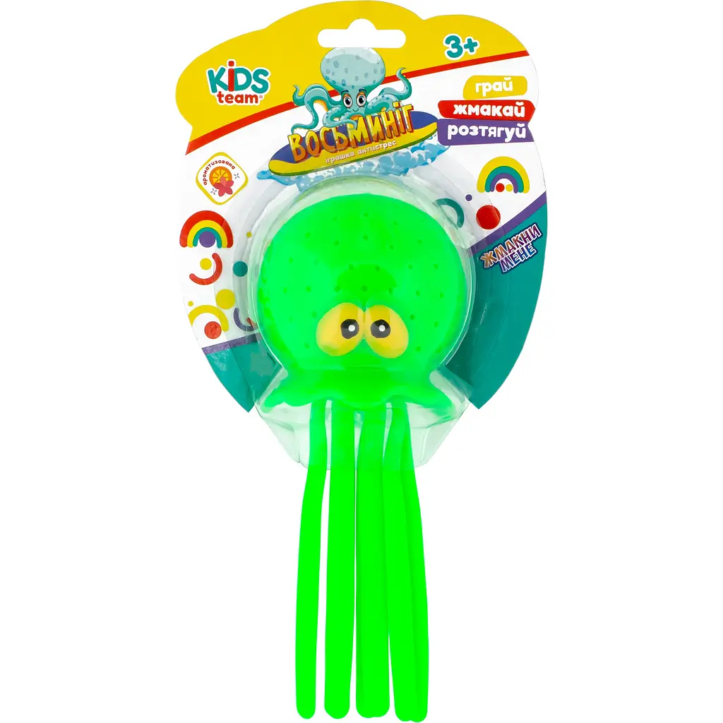 Іграшка-антистрес Kids Team Antistress Восьминіг зелений (CKS-10217) - фото 5