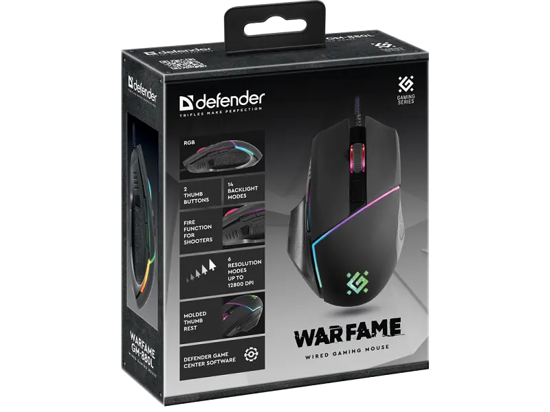 Миша Defender Warfame GM-880L (52880) - фото 4