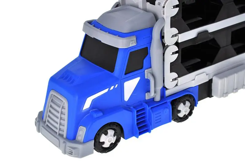 Іграшковий автовоз гоночний трек з катапультою та машинки Truck Deformation MF-887 в коробці, р.42x12.1x18.3 см YG Toys - фото 4